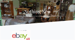 Desktop Screenshot of nothing-new.co.uk