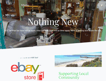 Tablet Screenshot of nothing-new.co.uk